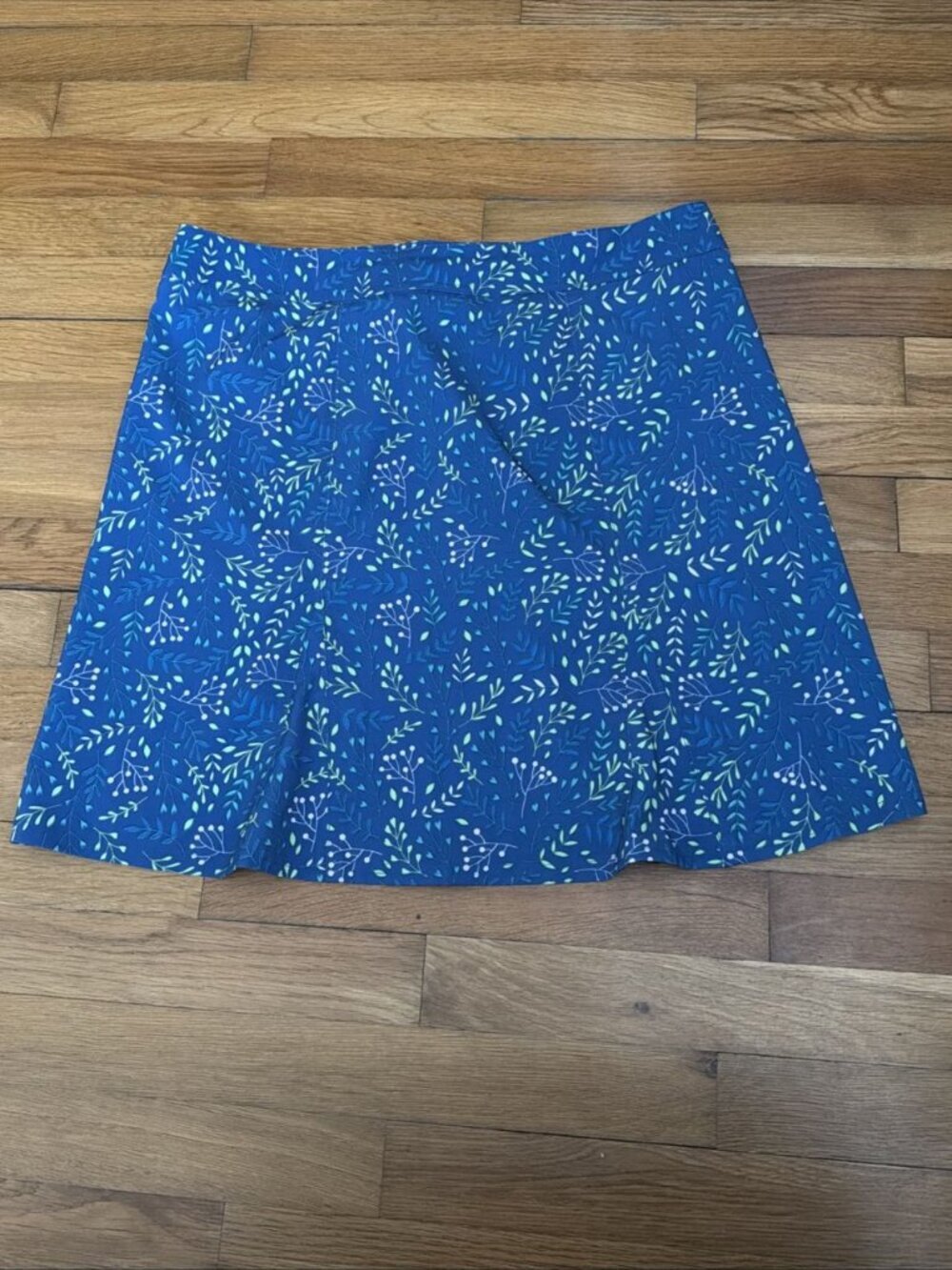 Ripskirt Hawaii Women's Length 2 Blue/Green Floral Vacation Wrap Size L (A36) - Picture 4 of 4